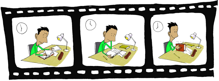 Drawing referring to the text